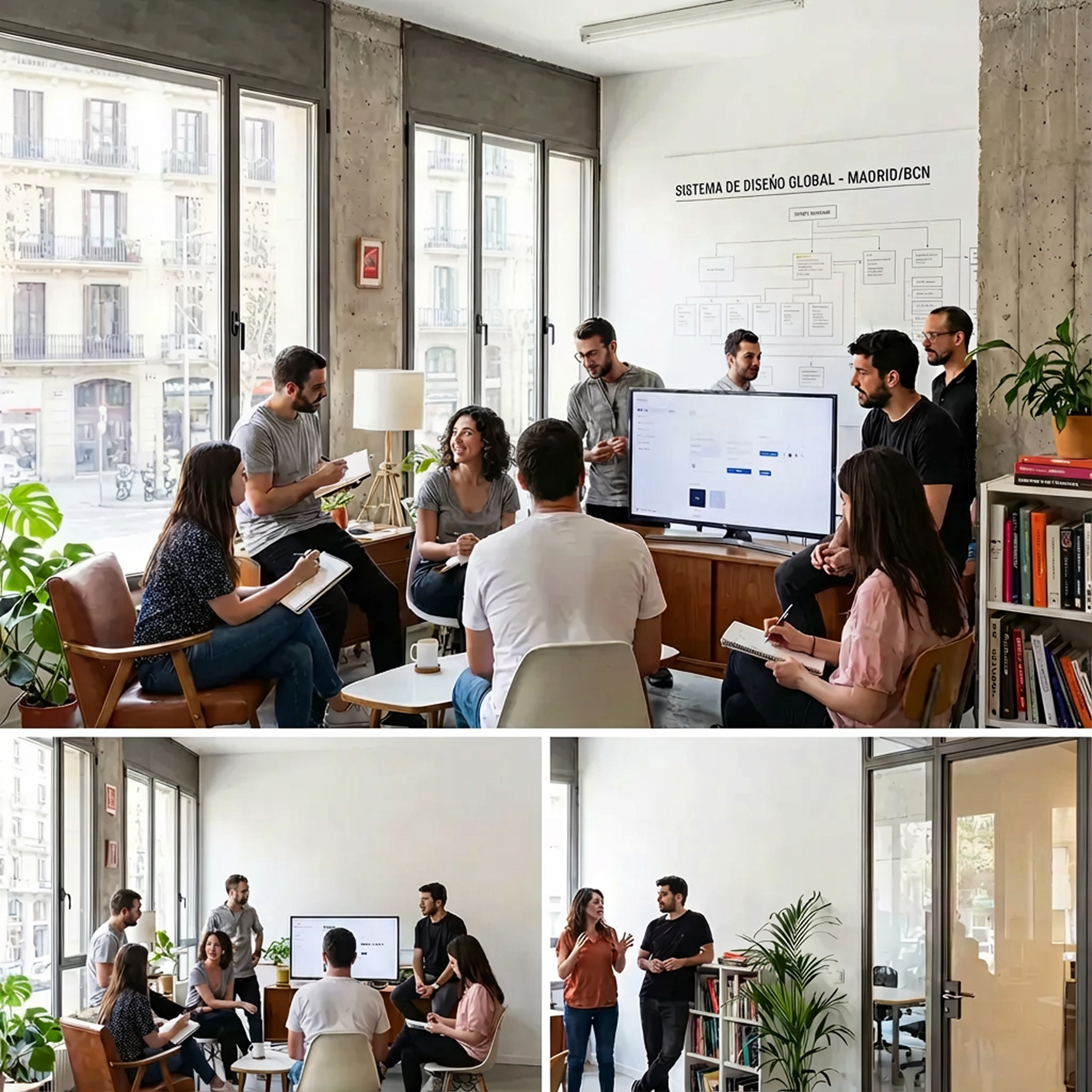 Equipo de Peakly Studio trabajando